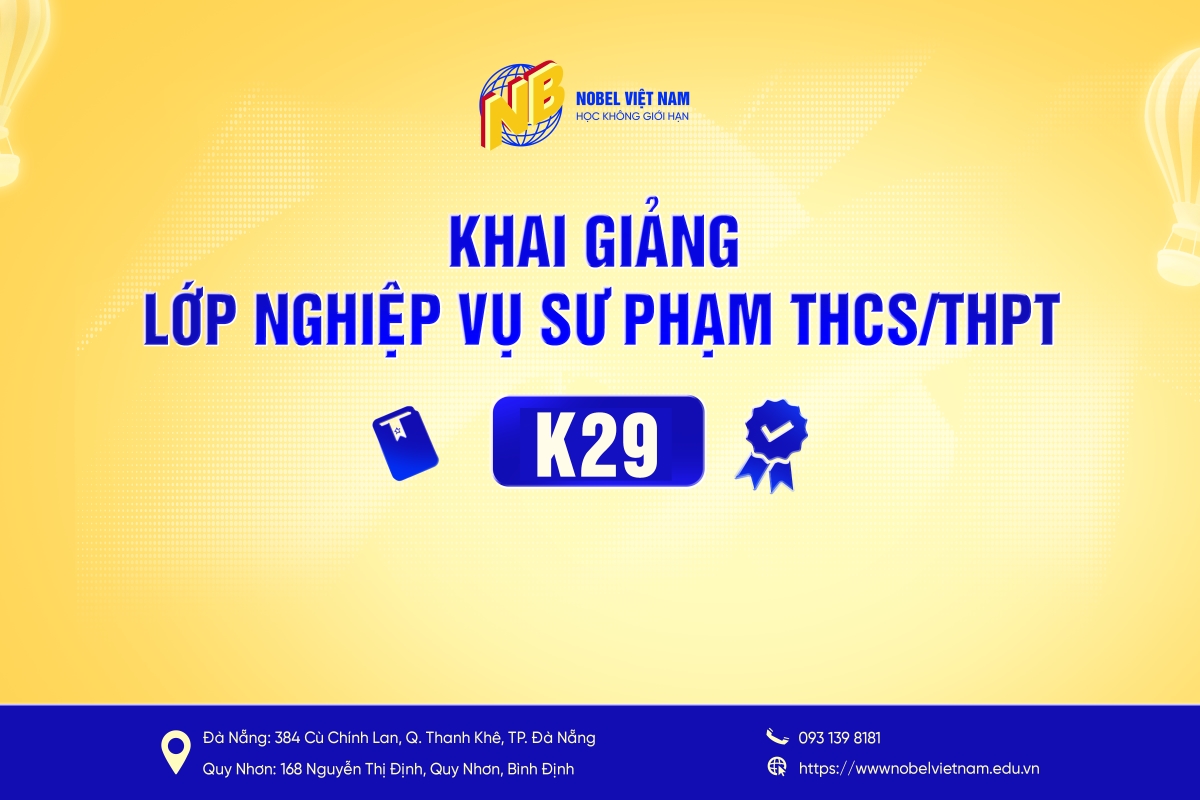  KHAI GIẢNG LỚP NGHIỆP VỤ SƯ PHẠM THCS/THPT K29 - CỘT MỐC KHỞI ĐẦU HÀNH TRÌNH MỚI