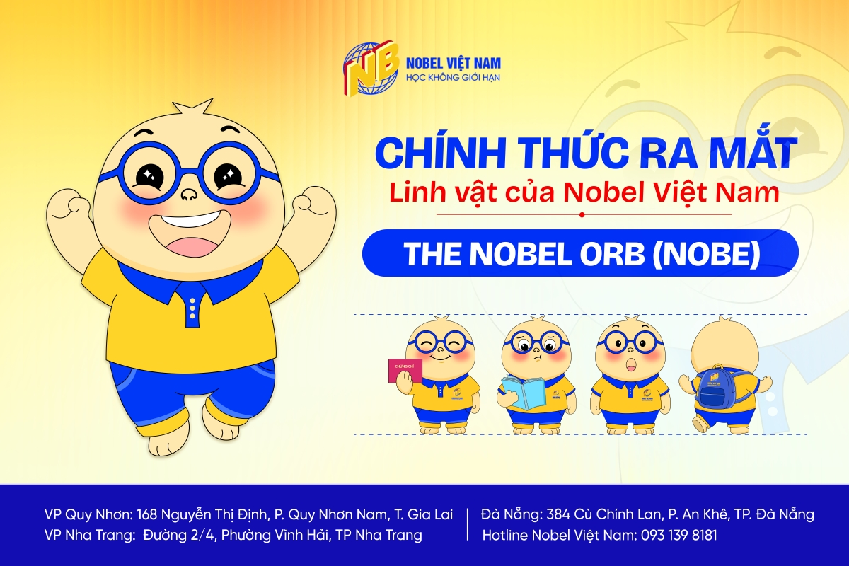  CHÍNH THỨC RA MẮT LINH VẬT CỦA NOBEL VIỆT NAM - THE NOBEL ORB (NOBE)