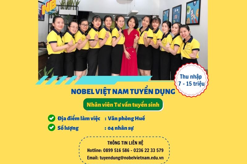 TUYỂN DỤNG NHÂN VIÊN TƯ VẤN VĂN PHÒNG HUẾ